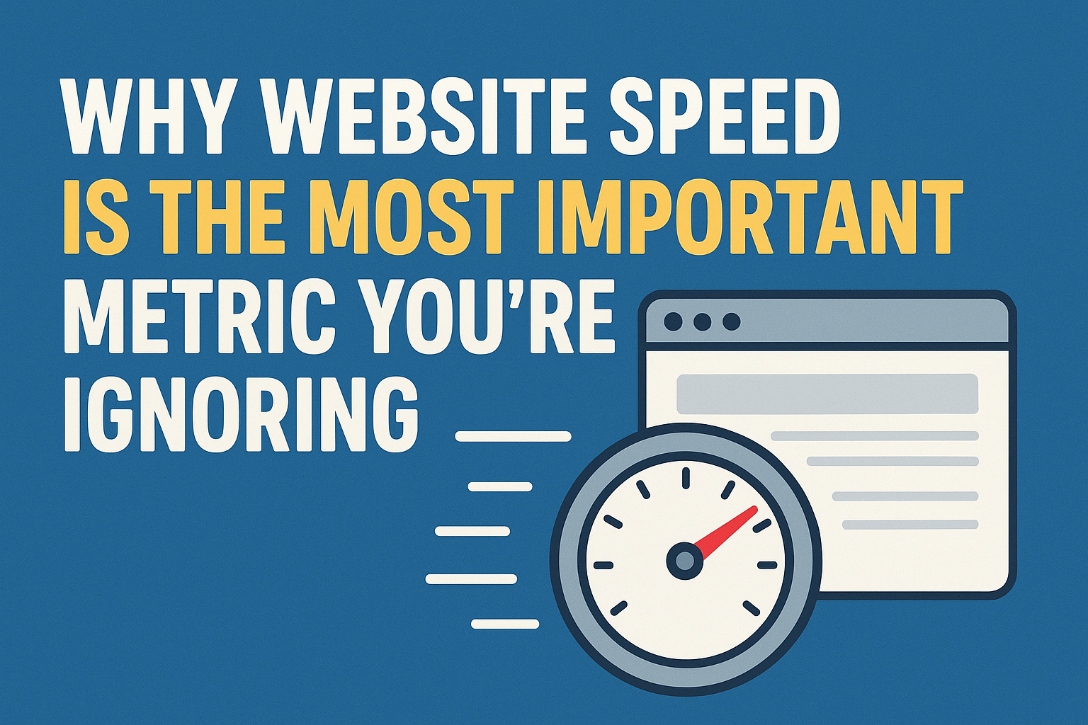 Why Website Speed is the Most Important Metric You're Ignoring